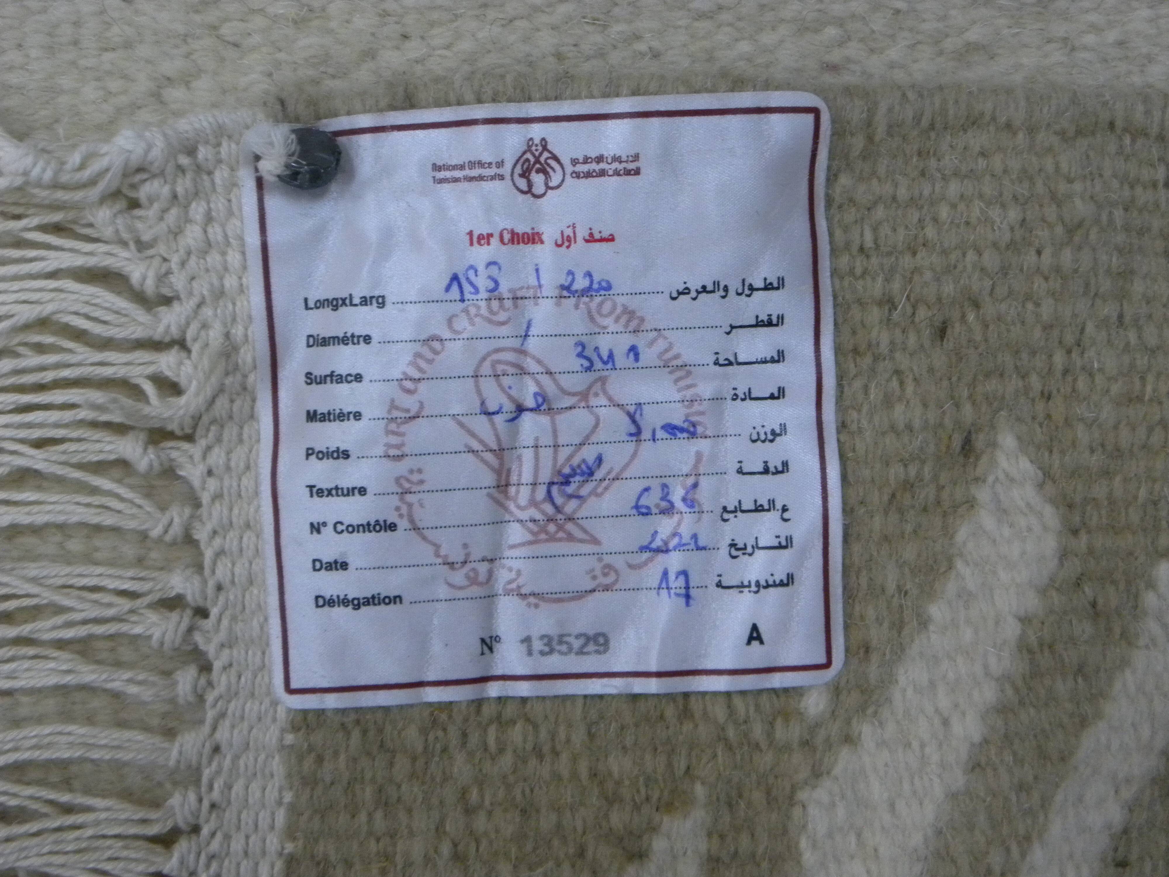 Bohème Berber Rug, Hand-Knotted Ethnic Rug, Living Room Bedroom Rug