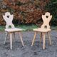 Paire de chaises de montagne