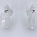 Art Deco porcelain wall lights