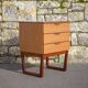 EUROPA vintage drawer unit, bedside table, end table, small chest of drawers