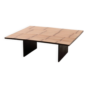 Table basse en bambou
