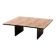 Bamboo coffee table by Axel Vervoordt, Belgium, 1980s