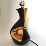 Lampe céramique or