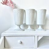 3 Limoges porcelain Mazagran cups