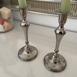 Pair of silver metal wiggles 50s