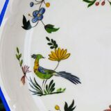 6 assiettes à dessert oiseaux du paradis Gien