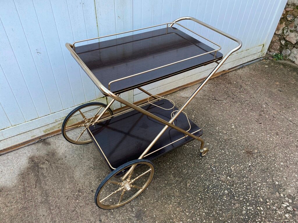 Furniture serving rolling bar 60s