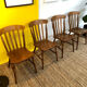 Série de chaises scandinave 45 cm