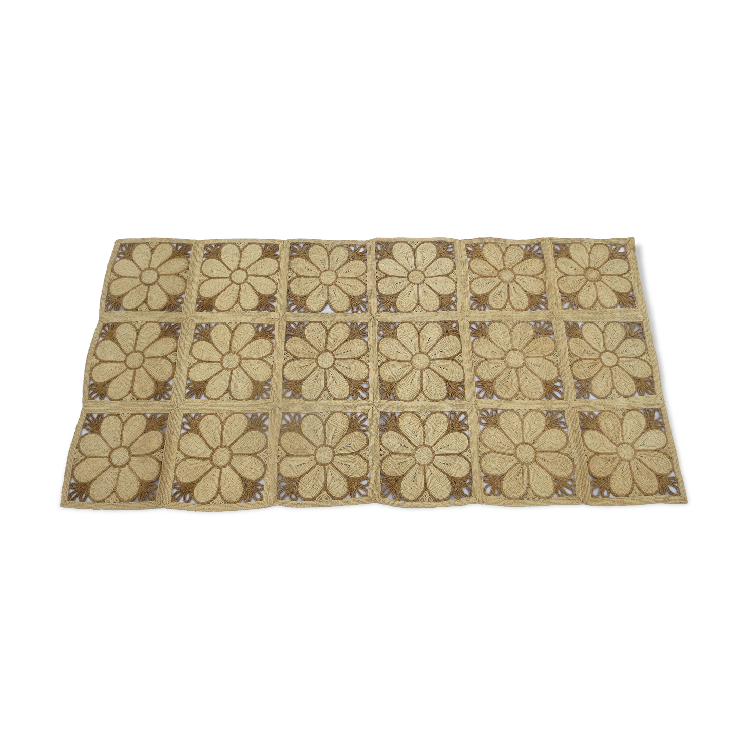 Rug in corn straw 180 x 91 cm