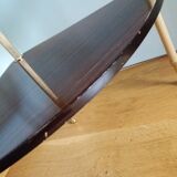 Formica corner shelf neck and gilded metal