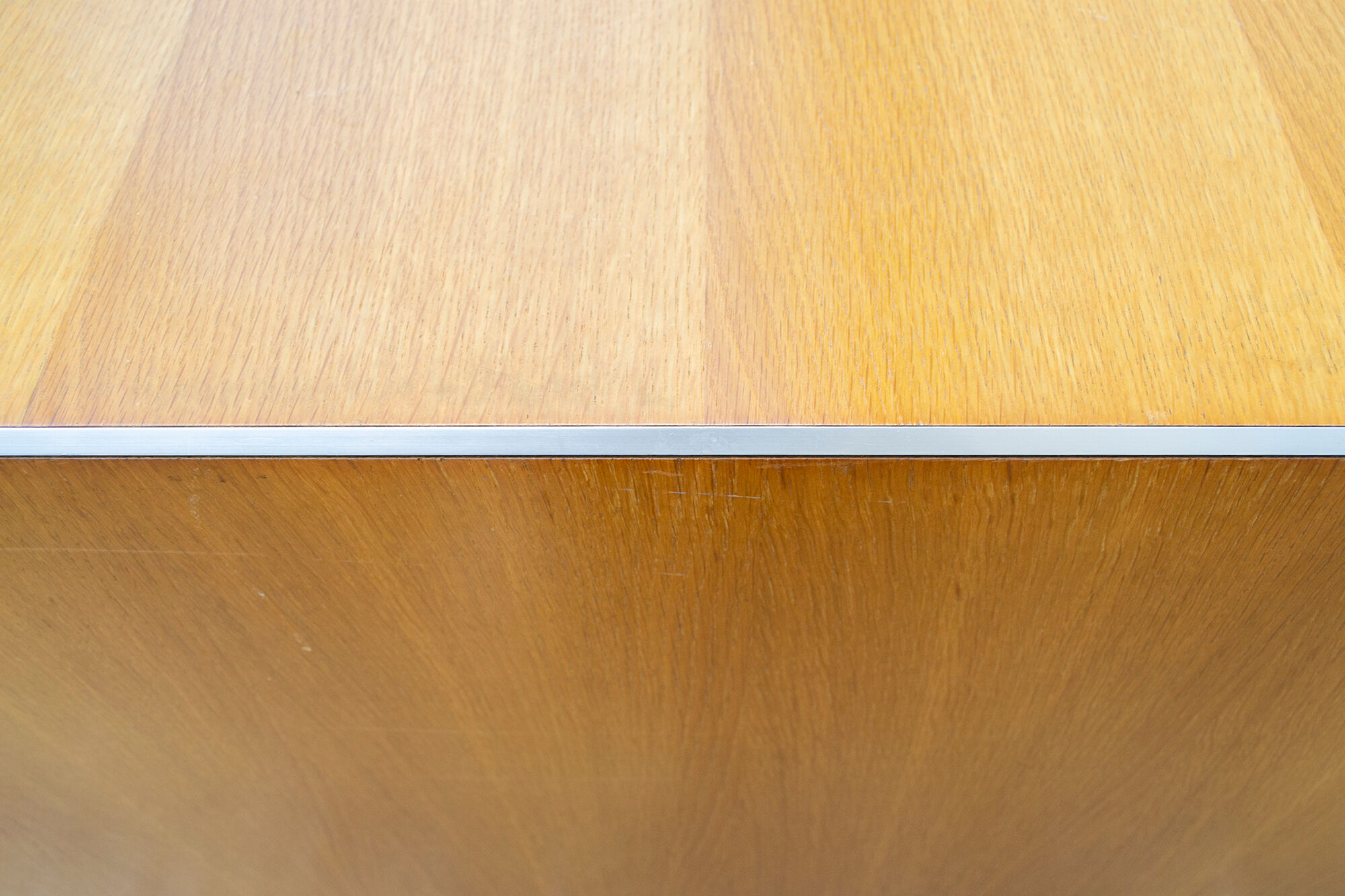 Removable desk in ash and aluminum Italy 60s