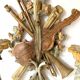 Applique style Louis XVI , instruments de musique,63 cm