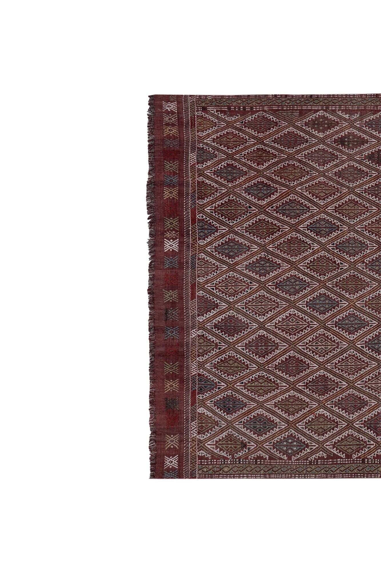 Vintage Turkish rug handmade 147x218 cm