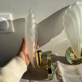 Pair of shell sconces