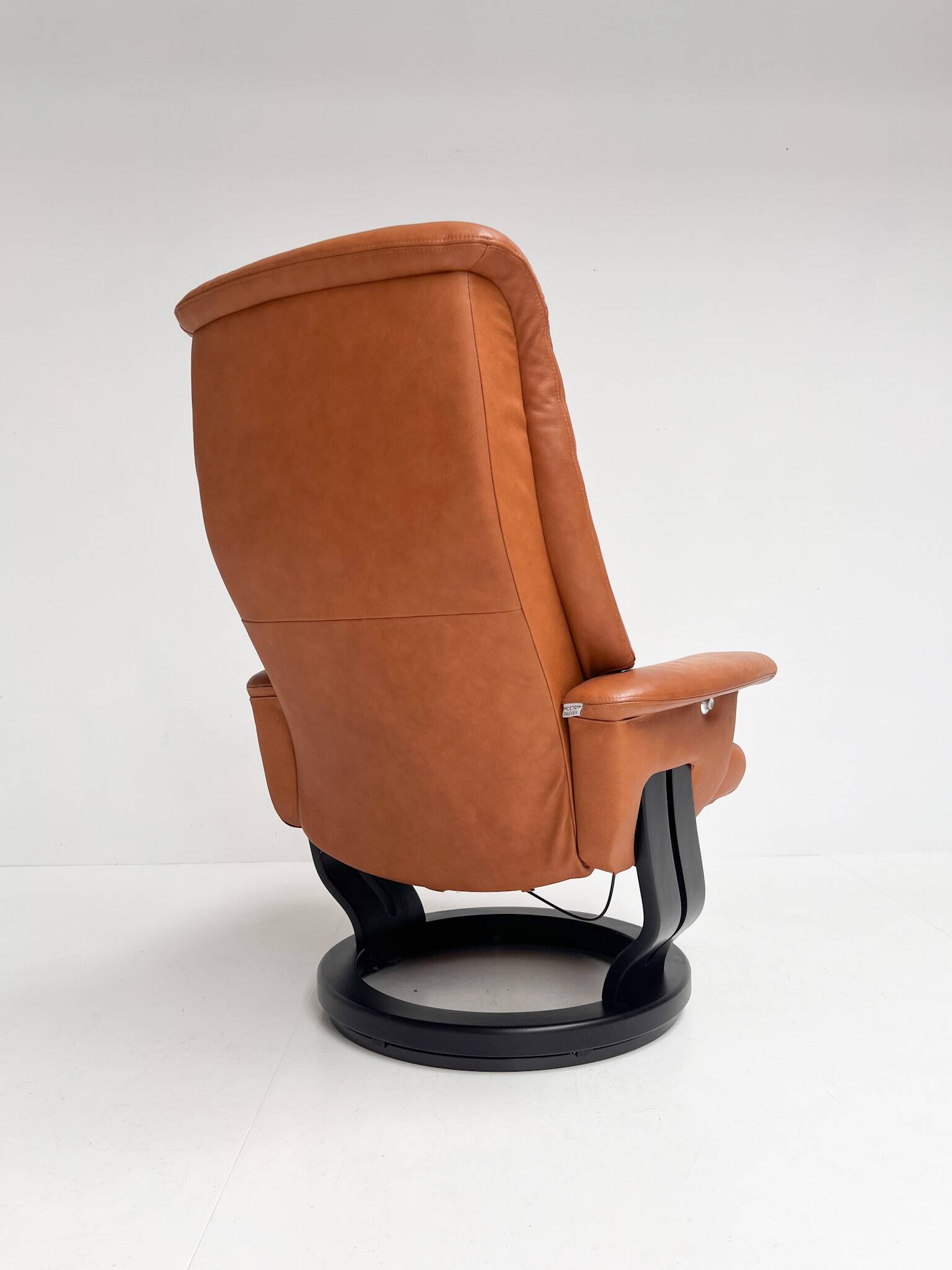 Hjort Knudsen relax chair with ottoman, 1990’s