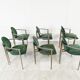 Vintage dining chairs by Belgo chrom, set of 6 - 1980s
