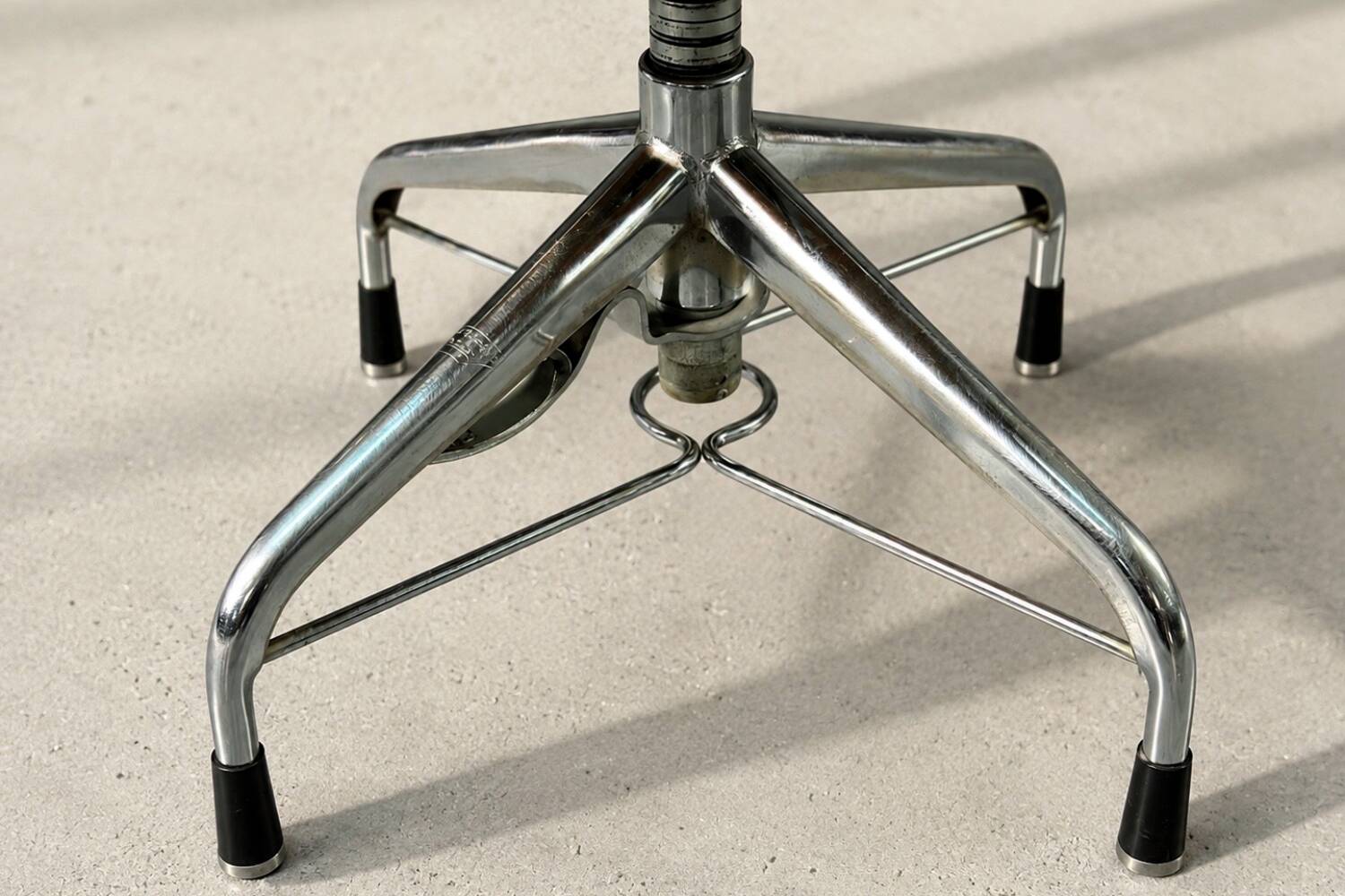 Vintage Industrial Office Swivel Chair from Verkstads AB Lindqvist, 1960s