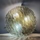 Kaiser Leuchten Murano ice glass flush mount lamp, 40 cm, 1970s