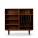 Danish Design Rosewood Bookcase with LP Rack, 1960s