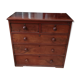 Commode anglaise placage acajou doré