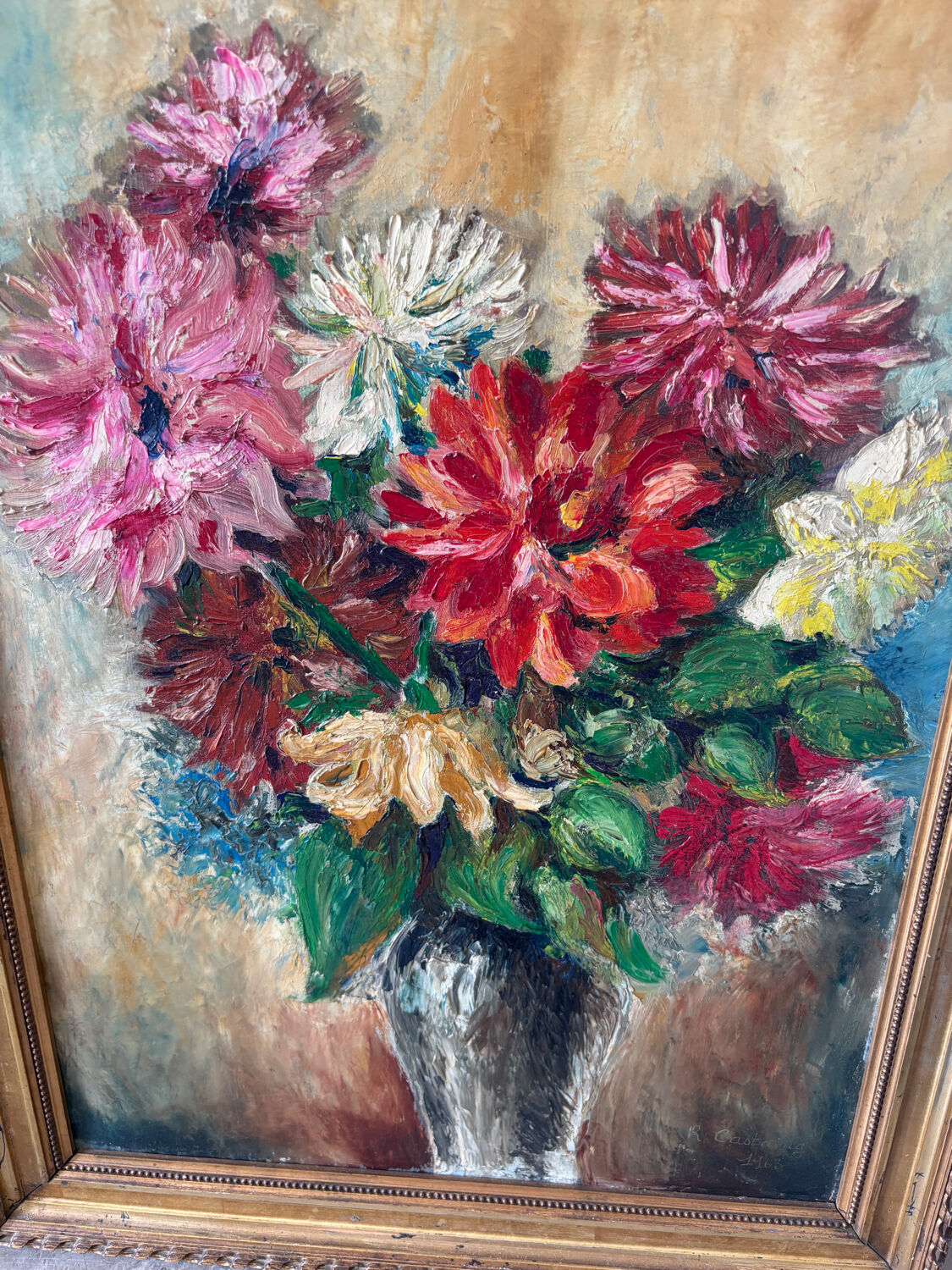 Signed bouquet of flowers from 1963