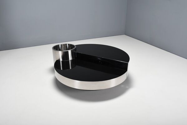 Rare table bar de Massimo Papiri pour Mario Sabot, Italie 1970