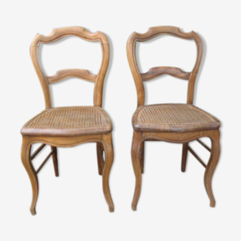 Pair of old Louis Philippe chairs