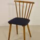 Set of 6 vintage Scandinavian chairs with bars from the 60s. Ref SINNO