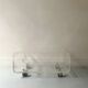 Transparent plexiglass coffee table by Roche Bobois, 1970s design.