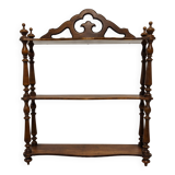 19th century mahogany wall shelf