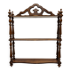19th century mahogany wall shelf