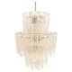 Vintage Murano chandelier, 38 cortex glasses, Italy 1960's