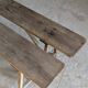 Pair of antique oak benches