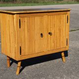Audoux Minet rattan sideboard