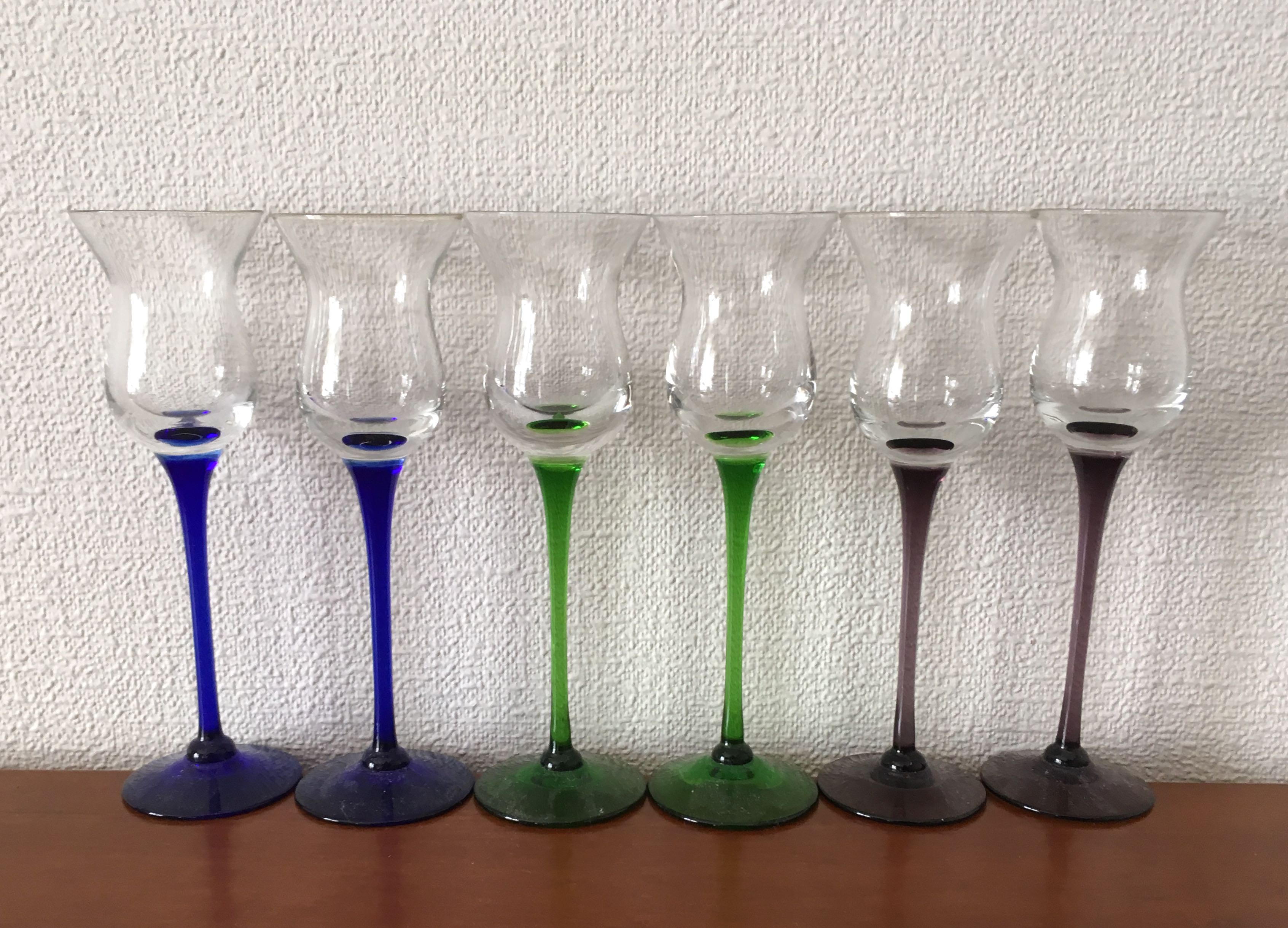 Set of 6 alcohol glasses