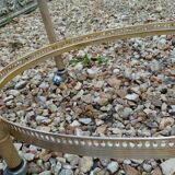 Old vintage rolling serving table