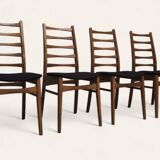 Vier Mid Century stoelen