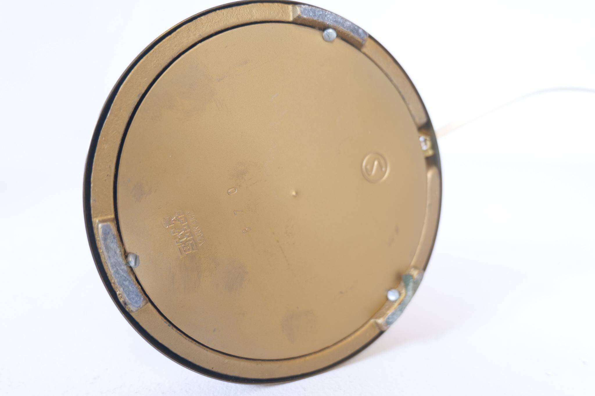 Mid-Century Modern brass and metal table lamp Ewå, Sweden, 1950s