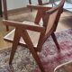 Scandinavian armchair in rattan & solid birch – Swedish vintage