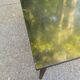 Vintage Scandinavian desk 1950 black top school style mid-century