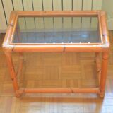 Table basse en bambou