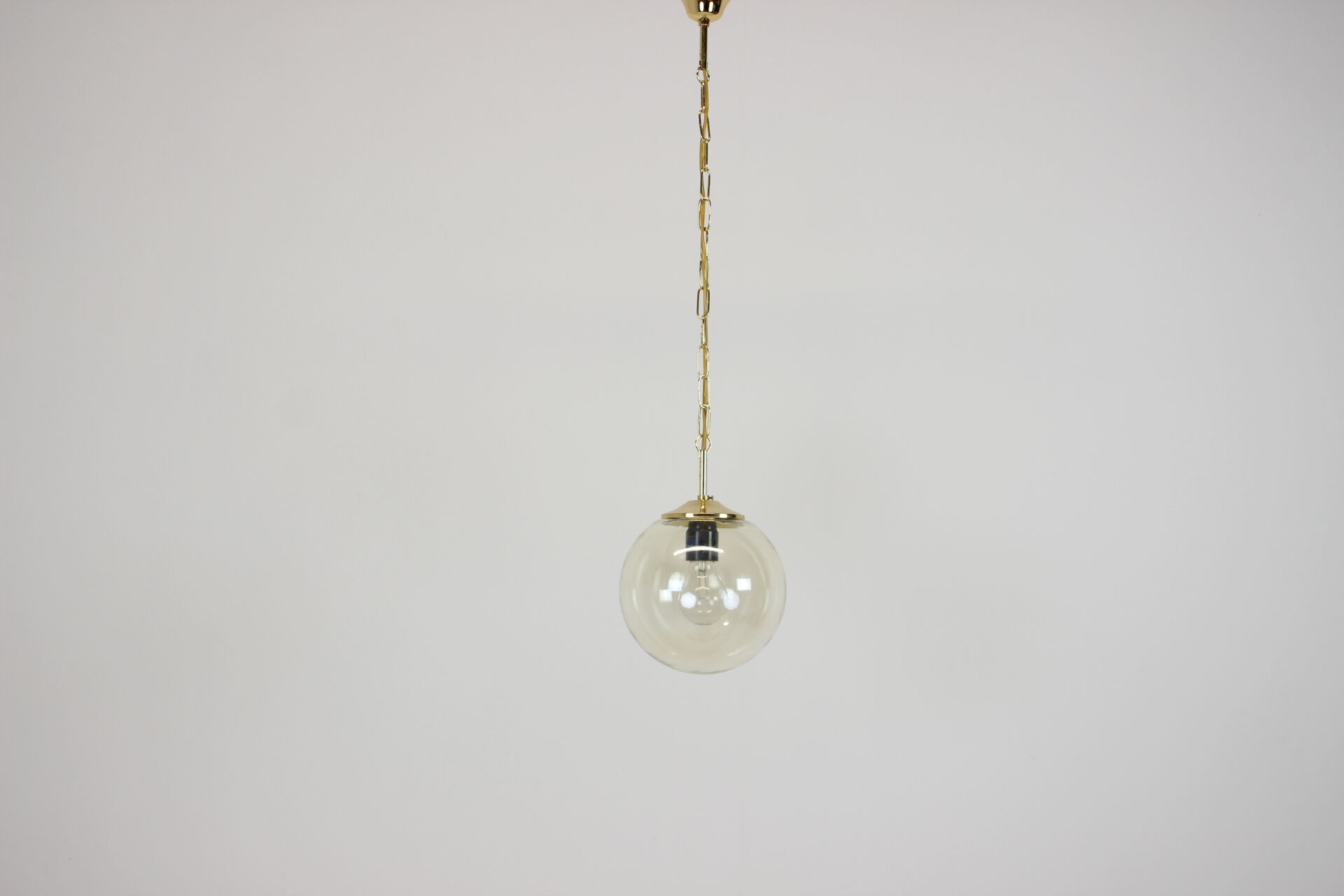 Hanging lamp Kamenický Šenov, 1970