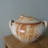 Puisaye stoneware soup tureen