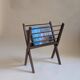 Wooden folding magazine rack