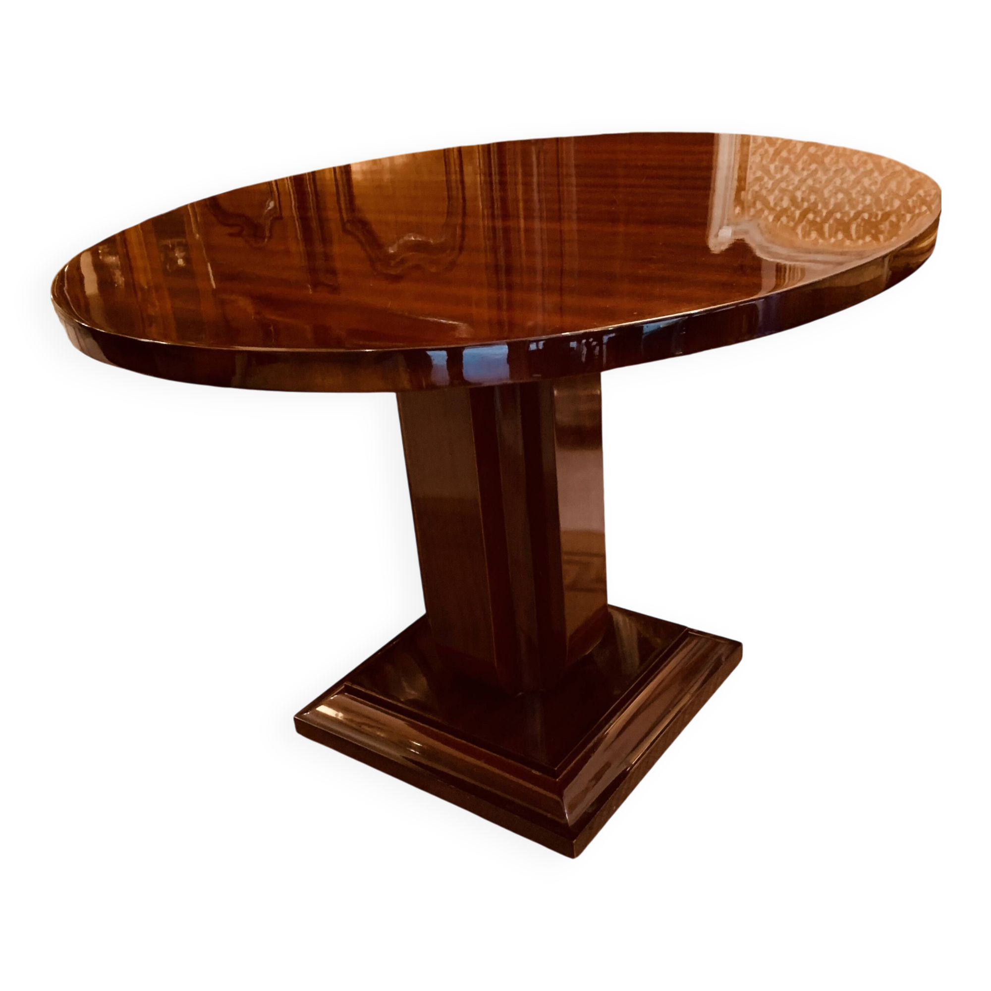 Table basse/ Guéridon Art déco acajou
