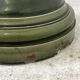 Green glazed ceramic stand
