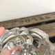 2 Reims glass candle holders