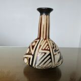Heber Paz ceramic vase, Chulucanas Peru 1970