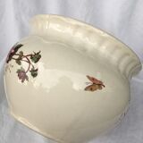 Sarreguemines earthenware pot