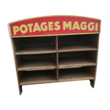 Shelf, maggi "his famous soups"